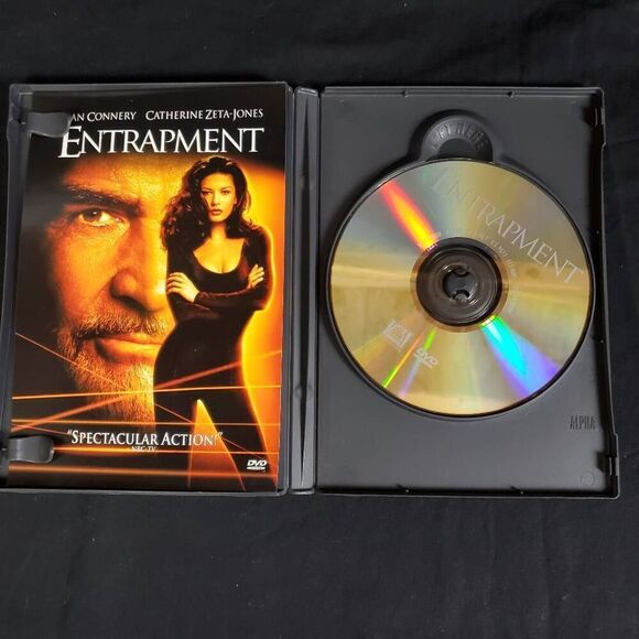 Entrapment DVD Sean Connery Catherine Zeta-Jones Action Thriller - Picture 2 of 3